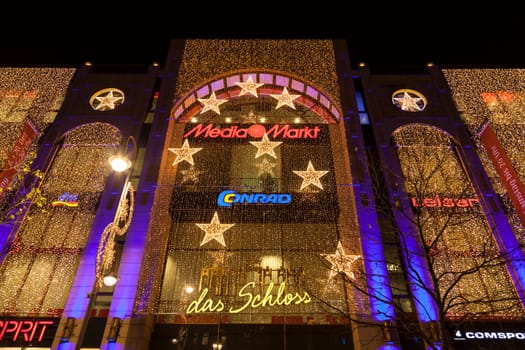 The Schloss shopping center in Berlin Steglitz at Christmas time