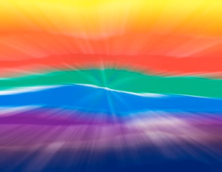 Illustration of Abstract Colorful Background Decorative Design
