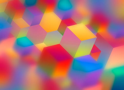 Abstract Geometric Colorful Decorative Modern Background for Design