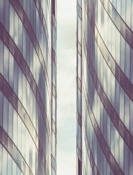 architecture detail modern glass frame