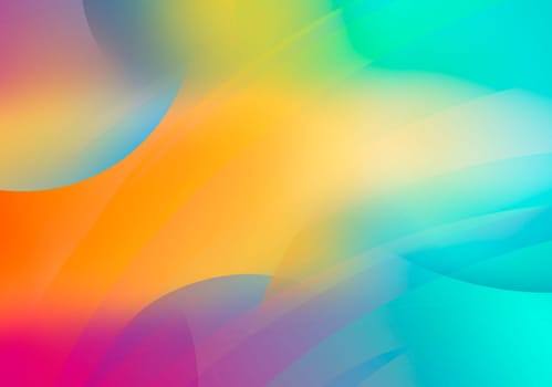 Illustration of Abstract Smooth Colorful Background Modern Design