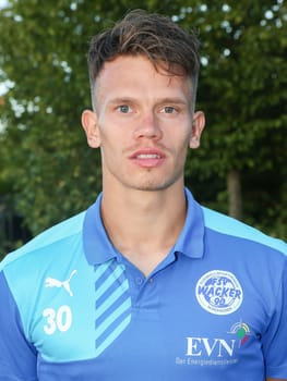 Goalkeeper Kevin Rauhut in the squad FSV Wacker 90 Nordhausen - NOFV-Regionalliga Nordost,season 2016/17