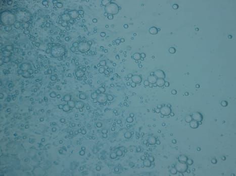 Meditation Blue Swimming Pool Water with Bubble Background Abstract Pattern