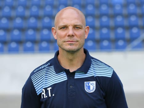 Assistant coach Ronny Thiedemann in the squad 1. FC Magdeburg - 3. Football League - Squad season 2016/17