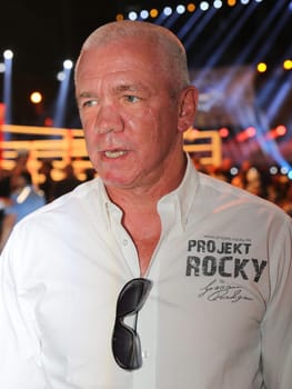 Ex-boxer Graciano Rocchigiani at SAT1 Ran - Boxing on 16.07.2016 in the Max-Schmeling-Halle Berlin