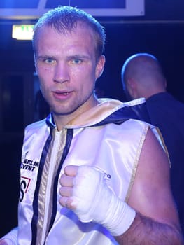 Boxer Stefan Härtel (Team Sauerland) at SAT1 Ran - Boxing on 16.07.2016 in the Max-Schmeling-Halle Berlin