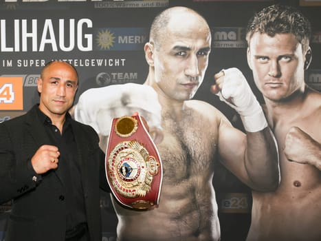 Super middleweight boxer Arthur Abraham (Team Sauerland) at SAT1 Ran - Boxing on 16.07.2016 in the Max-Schmeling-Halle Berlin