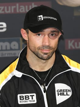 WBA super middleweight boxing champion Giovanni De Carolis at SAT1 Ran - Boxing on 16.07.2016 in the Max-Schmeling-Halle Berlin