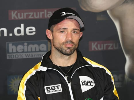 WBA super middleweight boxing champion Giovanni De Carolis at SAT1 Ran - Boxing on 16.07.2016 in the Max-Schmeling-Halle Berlin