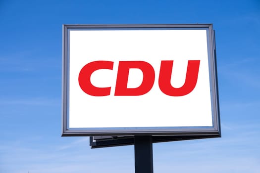 CDU on billboard