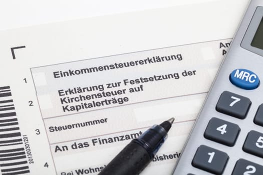 Income Tax Return Form