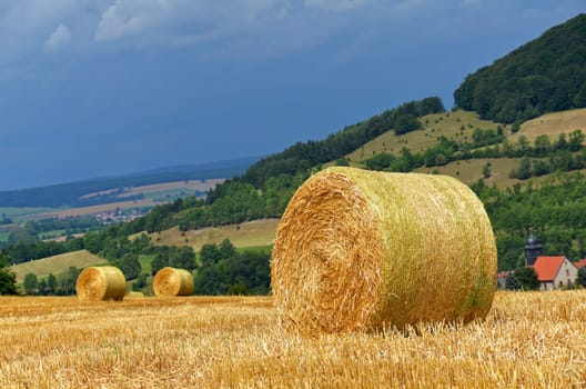 Straw bales