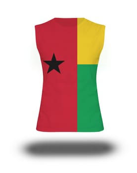athletic sleeveless shirt with Guinea - Bissau flag