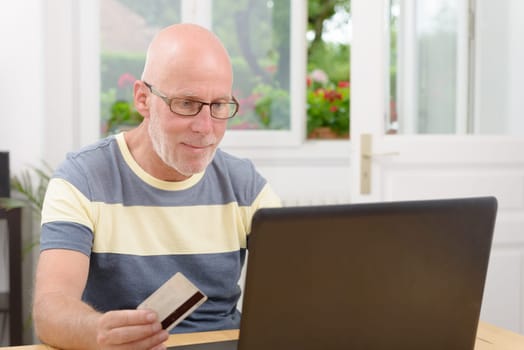 a mature man buy on internet