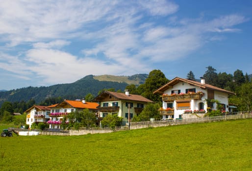 Kössen in Alps, Austria
