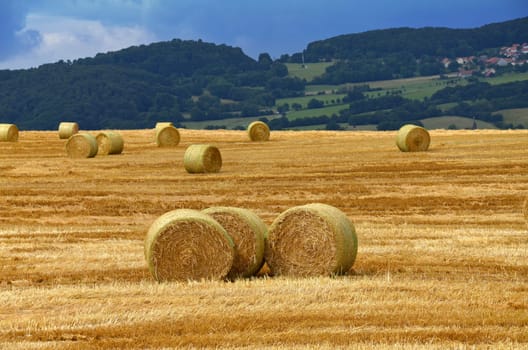 Straw bales