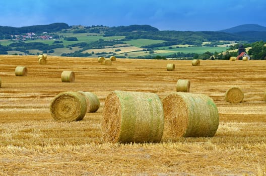 Straw bales