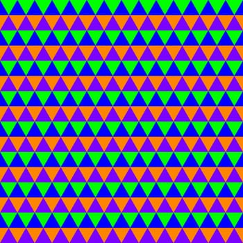 Abstract colorful geometric seamless pattern with triangles