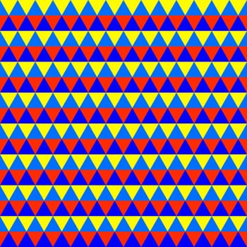 Abstract colorful geometric seamless pattern with triangles