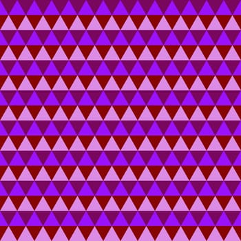 Abstract purple geometric seamless pattern of triangles
