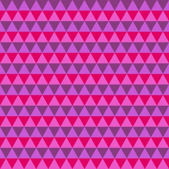 Abstract purple and pink geometric seamless pattern of triangles