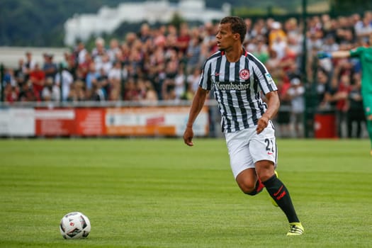 Timothy Chandler (Eintracht Frankfurt) - TSV Steinbach vs. Eintracht Frankfurt on 30.07.2016 (Photo: Fingerhut)