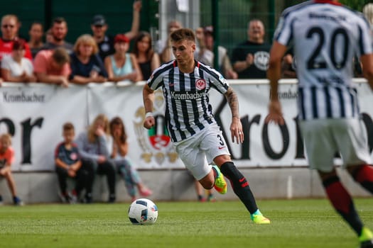 Guillermo Varela (Eintracht Frankfurt) - TSV Steinbach vs. Eintracht Frankfurt on 30.07.2016 (Photo: Fingerhut)