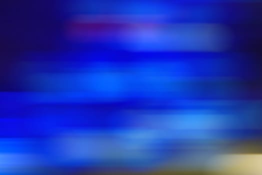 Abstract circular natural blue light bokeh background, motion effect