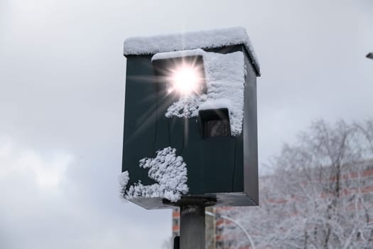 Speed cameras when flashing