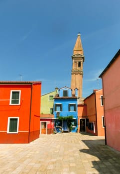 Burano, an island in the Venetian Lagoon, Italy
