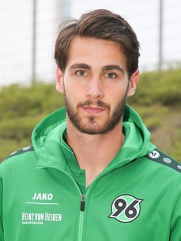 Goalkeeper Samuel Sahin-Radlinger (-30- Hannover 96 2.Bundesliga season 2016-17 ) at the friendly match FC Erzgebirge Aue - Hannover 96 on 27.7.2016 in the Friedensstadion Halberstadt