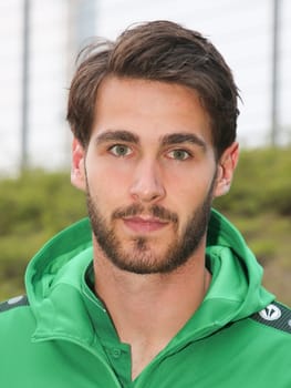 Goalkeeper Samuel Sahin-Radlinger (-30- Hannover 96 2.Bundesliga season 2016-17 ) at the friendly match FC Erzgebirge Aue - Hannover 96 on 27.7.2016 in the Friedensstadion Halberstadt