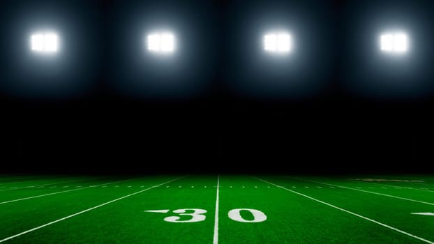 American stadium lights background