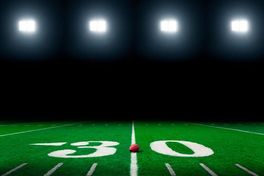 American stadium lights background