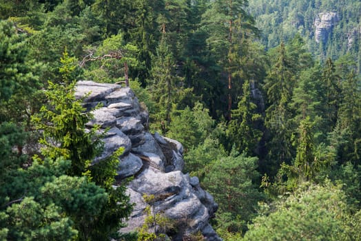 rock town,national park of adrspach-teplice in czech republic