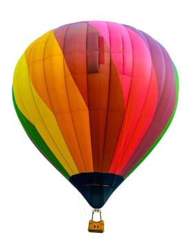 Hot air balloon isolated