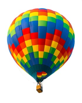 Hot air balloon isolated