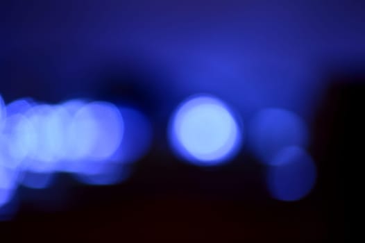 Modern bokeh bright lights in blue.
