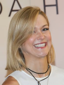 Singer Linda Hesse on her promo tour for her new CD "Sonnenkind"" in Magdeburg"