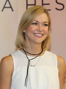 Singer Linda Hesse on her promo tour for her new CD "Sonnenkind"" in Magdeburg"