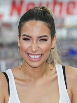 YouTube star Lamiya Slimani during an autograph session in Magdeburg
