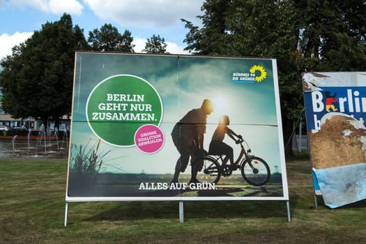 Election advertising Bündnis 90 Die Grünen in Berlin 2016