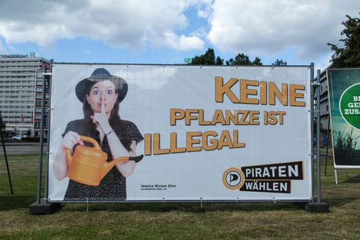 Election poster of the Pirates in Berlin 2016