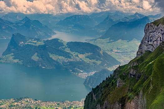 Cloud view to the Bürgenstock