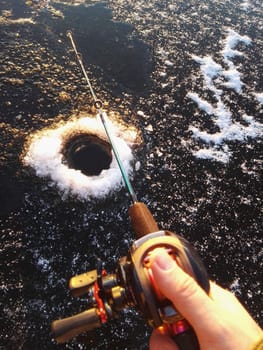 Ice fishing
