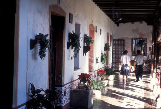 the old town in the city of Antigua in Guatemala in Central America.