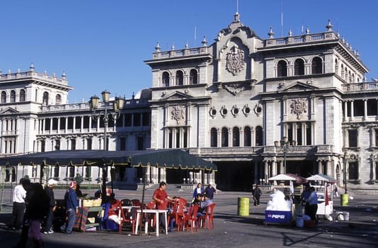 the City Centre of Guatemala City in Guatemala in central America.