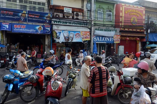 the city centre of phuket at the day Market in the city of Phuket on the Phuket Island in the south of Thailand in Southeastasia...