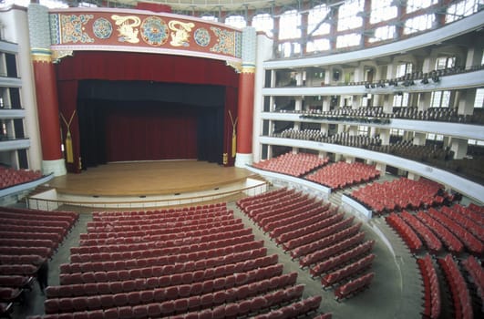 the city theater of Chongqing in the province of Sichuan in china in east asia.