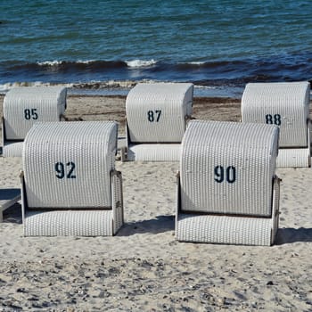 Beach baskets in Heiligendamm